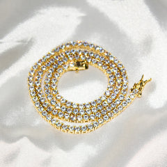 hip hopbling Jewelry Iced Out 14K Solid Gold Hip Hop Tennis Rapper Chains