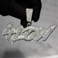 Custom Letter Name Pendant For Men Fine Jewelry hip hop pendants Iced Out Charms