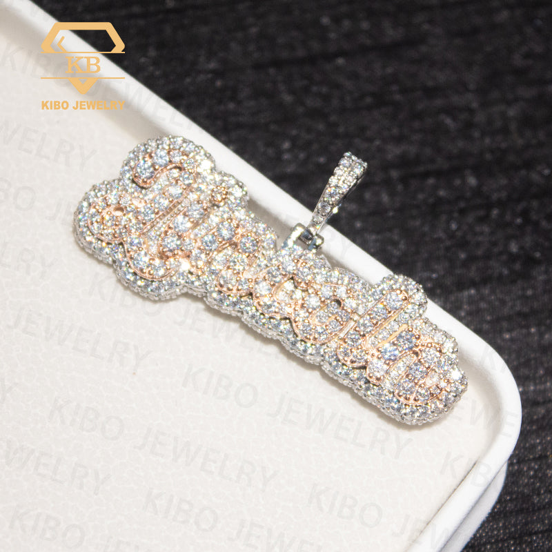S925 Hip Hop Jewelry Mens Iced Out Letter VVS Moissanite Pendant